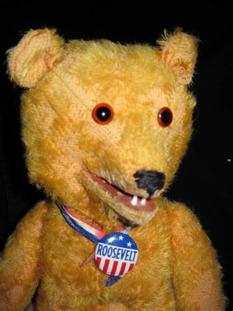 Tracy's Toys (and Some Other Stuff): 1907 Laughing Roosevelt Teddy Bear