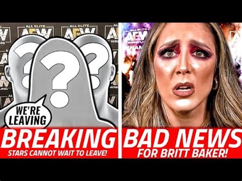 Many Aew Stars Cannot Wait To Leave Aew Bad News For Britt Baker