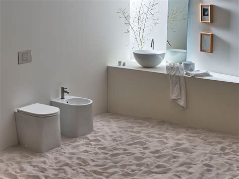 Wc A Terra Dp Rimless Filomuro Bianco Lucido Iperceramica