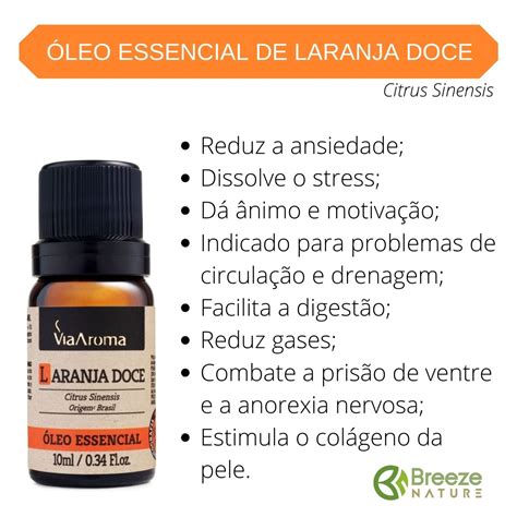 Óleo Essencial Lavanda Laranja Doce Via Aroma Reduz Ansiedade