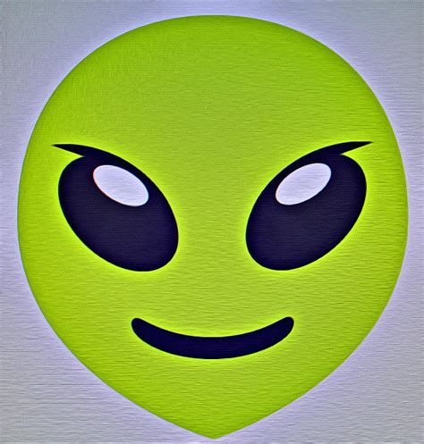 Alien Emoji Photograph By Modern Art Pixels