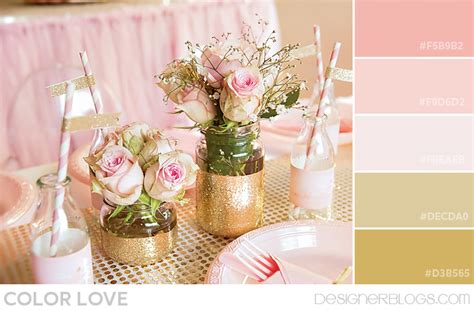 Pink Gold Color Palette | DesignerBlogs.com