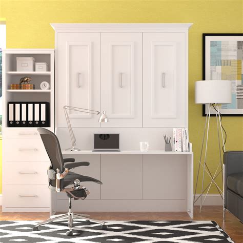 Single Murphy Bed With Desk Nolyutesa