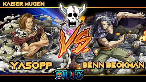 Mugen Yasopp Vs Ben Beckman One Piece Youtube