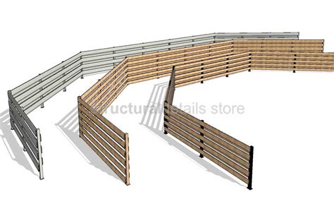 Line Based Double Sided Overlap Slats Fence Structuraldetails Store