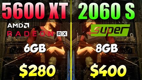 Rtx 2060 Super Vs Rx 5600 Xt Test In 8 Games Youtube