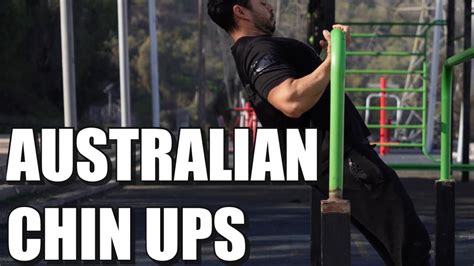 Australian Chin Ups Dominadas Australianas Supino Hazlo De Esta