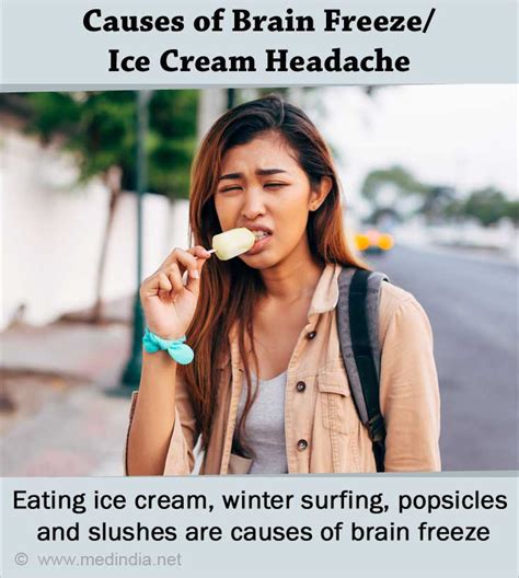 Brain Freeze Ice Cream Headache Causes Symptoms Diagnosis