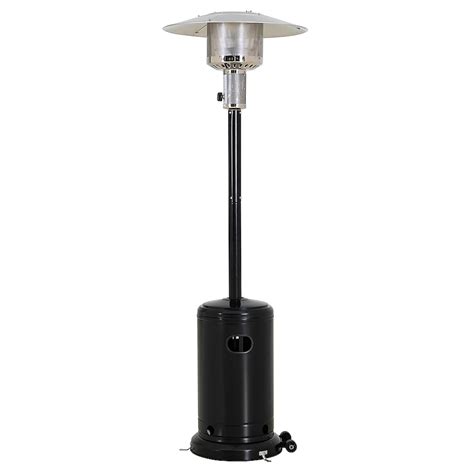 Sunjoy 47000 Btu Black Aluminum Floorstanding Liquid Propane Patio Heater A306016801 At