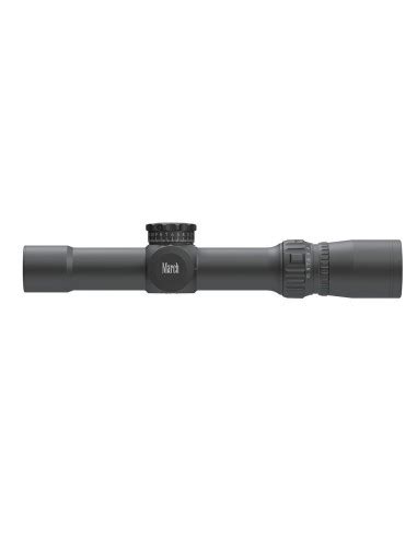 March Compact 1x 10x24mm Second plan focal réticule Riflescope avec