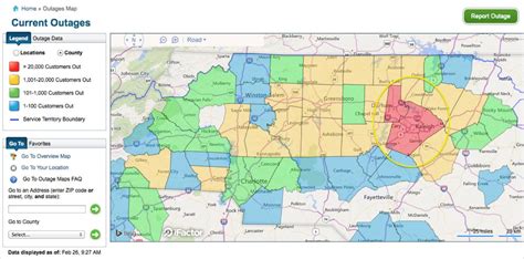 Midwest Energy Power Outage Map United States Map