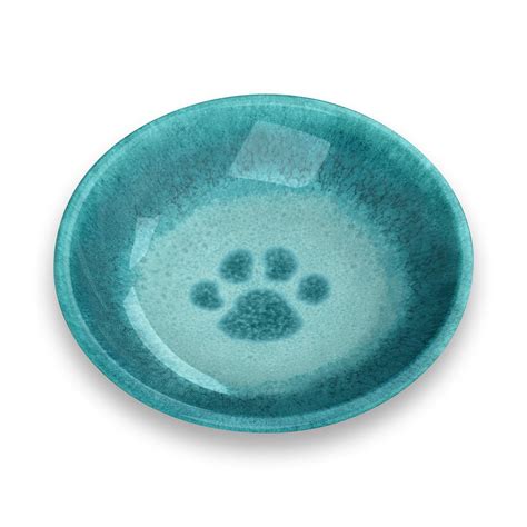 Tarhong Indigo Impressions Fish Pet Saucer 5 2 0 75Cup Melamine Set Of