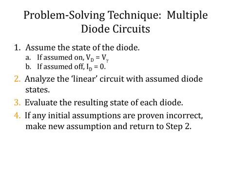 How To Solve Diode Circuit Problems Wiring Diagram