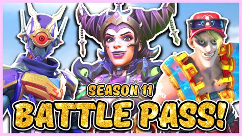 Overwatch 2 SEASON 11 BATTLE PASS Skins and Items (Ashe Mythic Skin ...