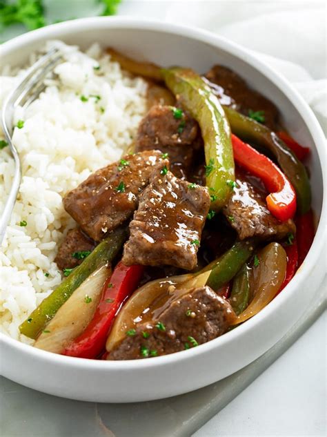 Pepper Steak - The Cozy Cook