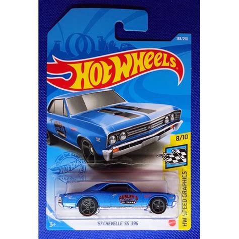 Hot Wheels 67 Chevelle SS 396 L HW Speed Graphics L Blue L Case K 2021 Shopee Malaysia