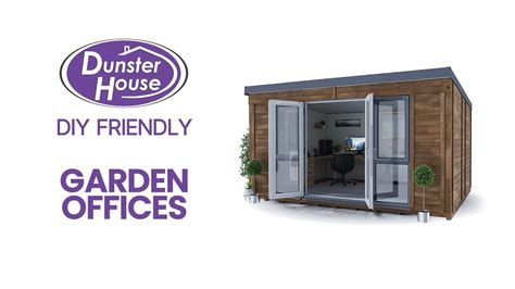 Diy Friendly Garden Offices Dunster House Youtube