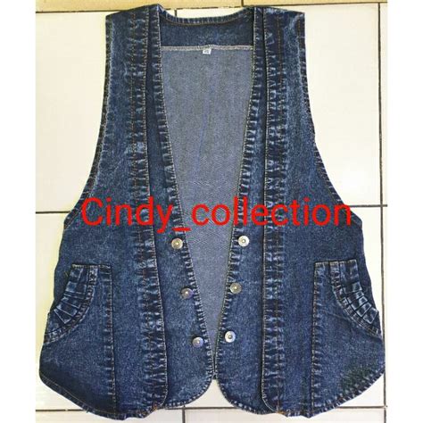 Jual Rompi Jeans Wanita Rompi Wanita Jeans Rompi Denim Vest Wanita