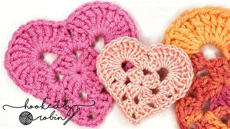 Youtube Easy Crochet Hearts