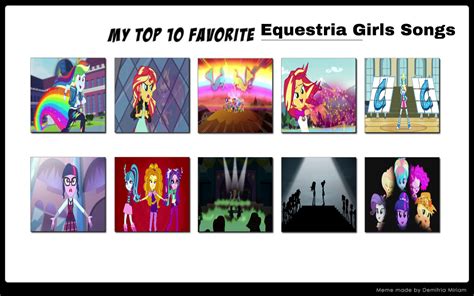 Top 10 Favourite Equestria Girls Songs by GeoNonnyJenny on DeviantArt