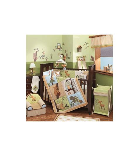 Lambs Ivy Enchanted Forest 5 Piece Baby Crib Bedding Set