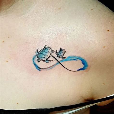 Cute Sea Turtle Tattoos Designs With Meanings