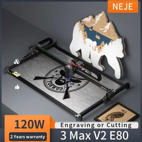 NEJE 3 Max V2 E40 E80 Laser Engraving Cutting Machine Woodwork Tool