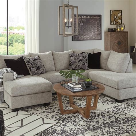 Benchcraft Megginson Laf Sofa Chaise And Raf Corner Chaise Sectional