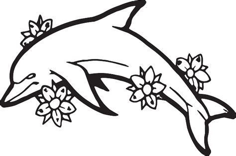 Dolphin Outline - ClipArt Best