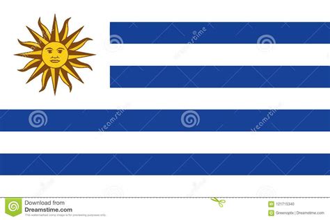 National Flag Uruguay Stock Vector Illustration Of Culture 121715340