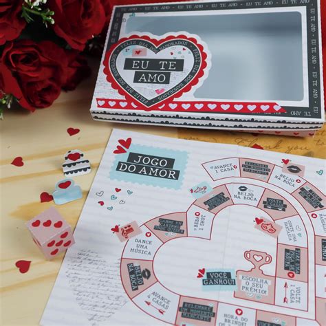 Jogo Dos Dia Dos Namorados - Jogo do Amor Dia dos Namorados | Elo7 Produtos Especiais