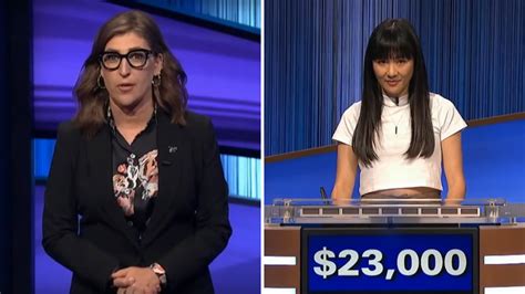 Celebrity Jeopardy Watch Mayim React As Ken Jennings Is Praised Video