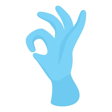 Rubber Medical Gloves Icon Cartoon Style Vector Art At Vecteezy