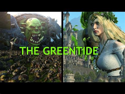 THE GREENTIDE 20 000 UNIT BATTLE BRETONNIA VS GREENSKINS TOTAL