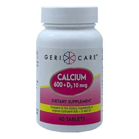 Gericare Calcium Vitamin D Tablets At