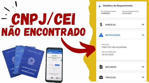 CNPJ CEI NÃO ENCONTRADO COMO RESOLVER QUAL O MOTIVO YouTube