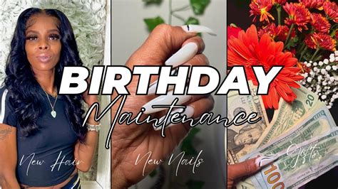 Birthday Maintenance VLOG Happy Scorpio Season Birthday Hair New