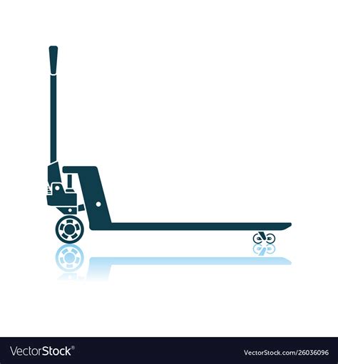 Hydraulic Trolley Jack Icon Royalty Free Vector Image