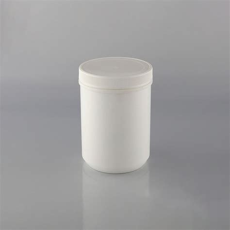 Ml Hdpe Straight Sided Jar Medical Pill Capsule Protein Powder