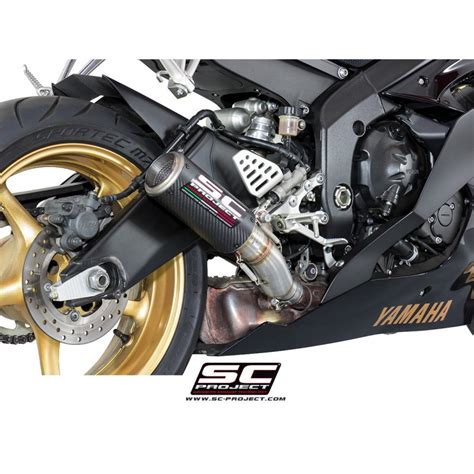 SC Project Uitlaat CR T High Carbon Yamaha YZF R6 Motorlook Nl