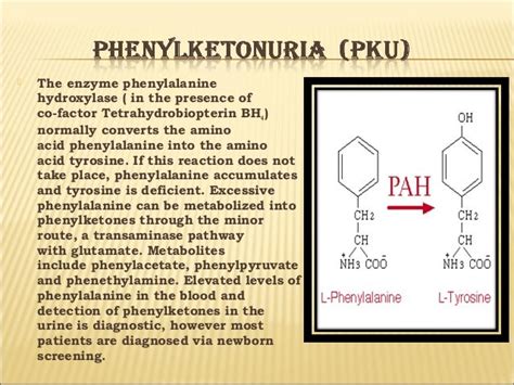 Phenylketonuria Ppt