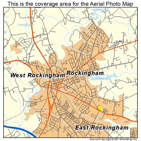 Aerial Photography Map Of Rockingham Nc North Carolina