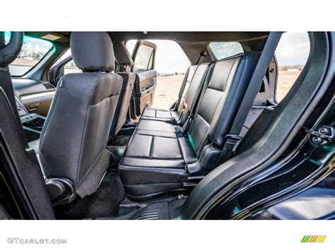 Ebony Black Interior 2017 Ford Explorer Police Interceptor AWD Photo ...