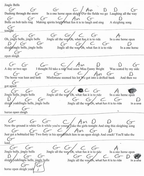 Jingle Bell Chords Guitar