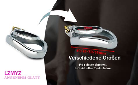 Lzmyz Extra Kleine Edelstahl Penisk Fig Keuschheitsg Rtel