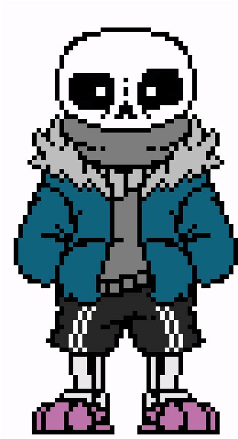 Last Breath Sans Phase 1 Sprite V2 Pixel Art Maker Images