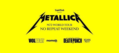 Metallica M72 World Tour Ullevi 2 sittplat Köp på Tradera