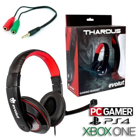 Fone De Ouvido Headset Gamer Pc Ps Ps Xbox Xbox Evolut Shopee