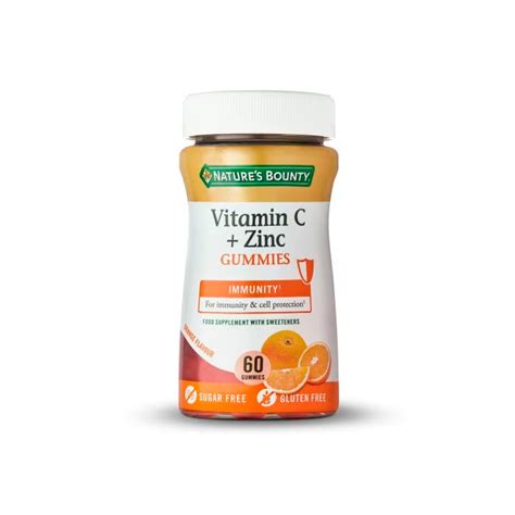 Natures Bounty Vitamina C Zinc Gominolas