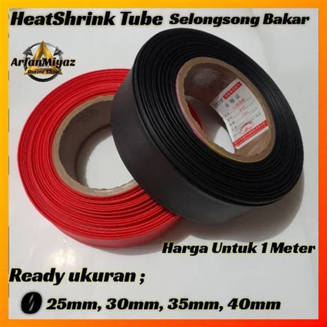 Jual Selongsong Bakar Isolasi Kabel Bakar Heatshrink Tube Harga Untuk